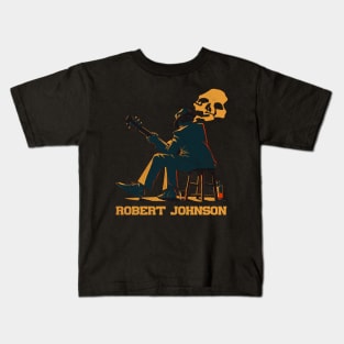 Soulful Storyteller Robert Johnson's Expressive Songcraft Kids T-Shirt